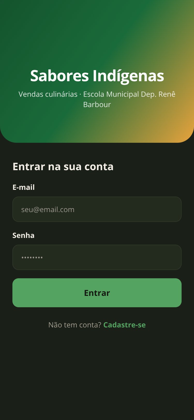 Sabores Indígenas screen 1