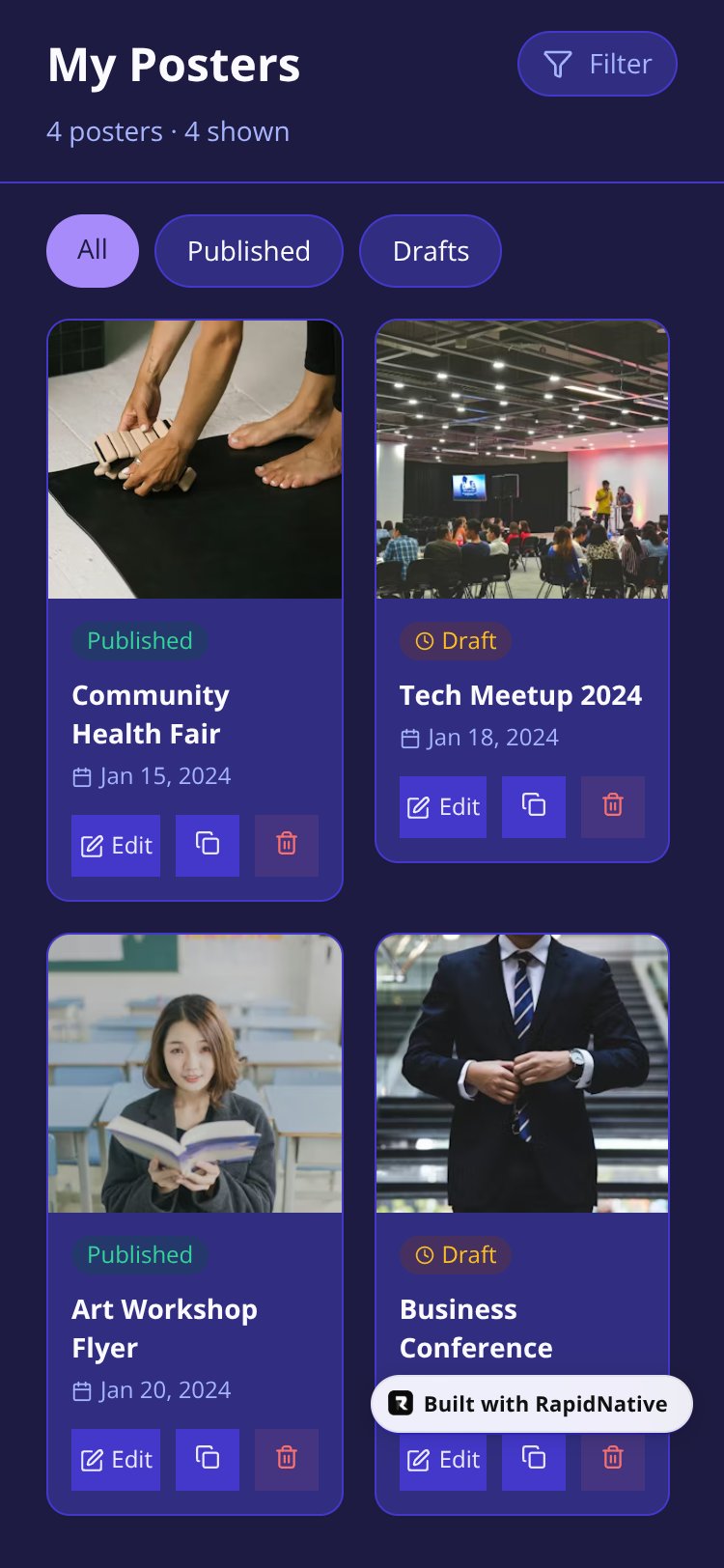 BrightBase screen 2