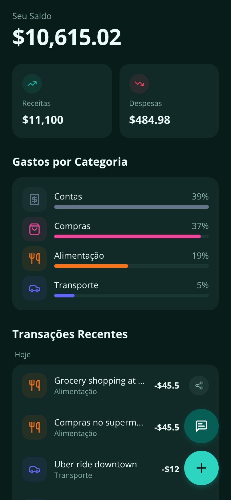 Finance Tracker screen 3