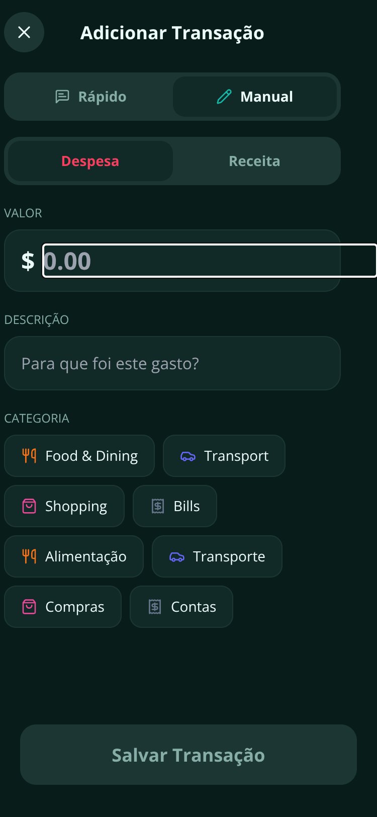 Finance Tracker screen 4