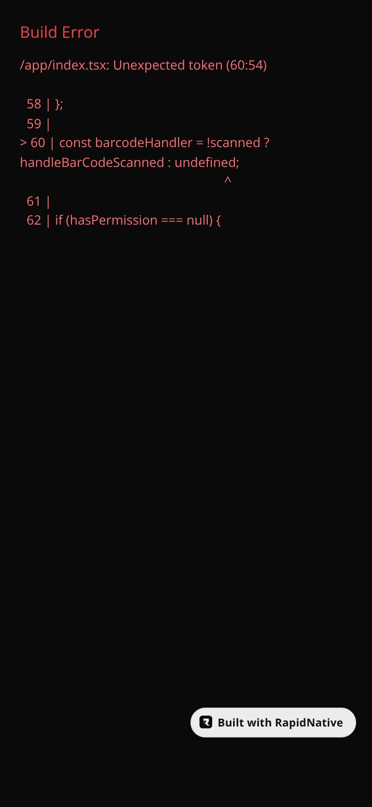 EcoScan screen 1