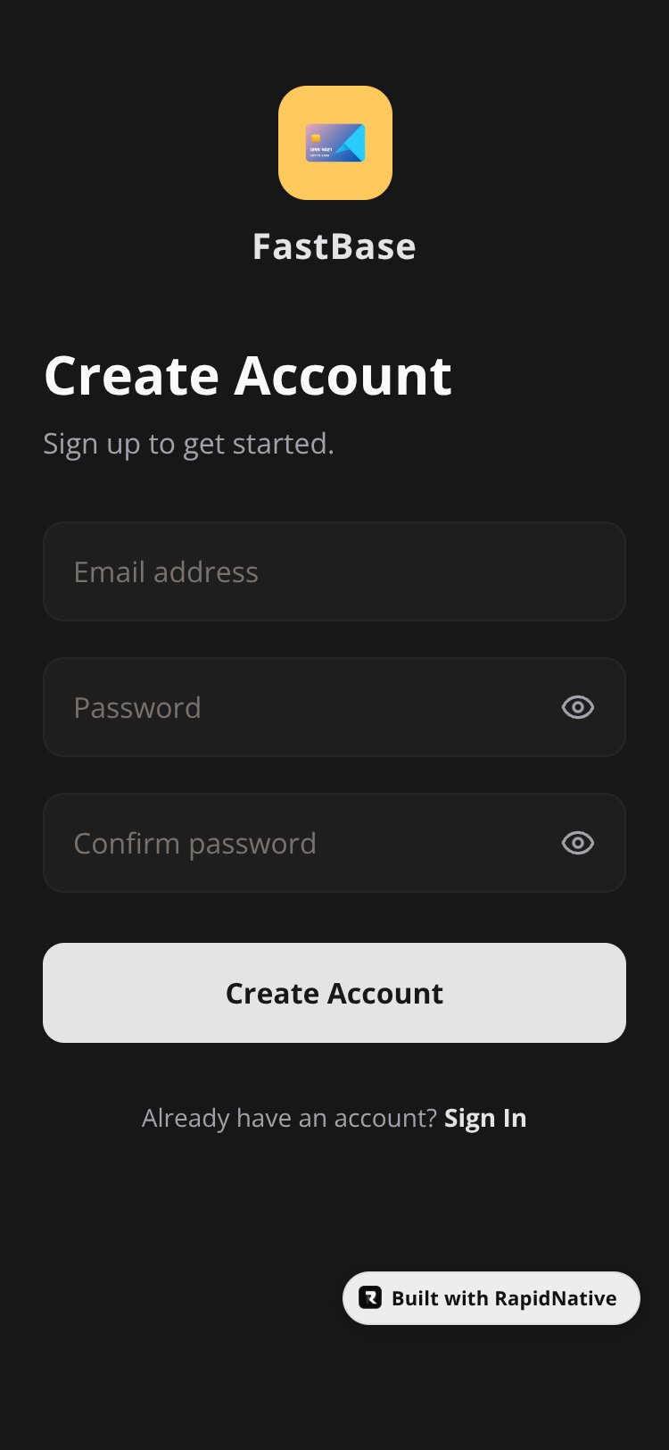 FastBase screen 2