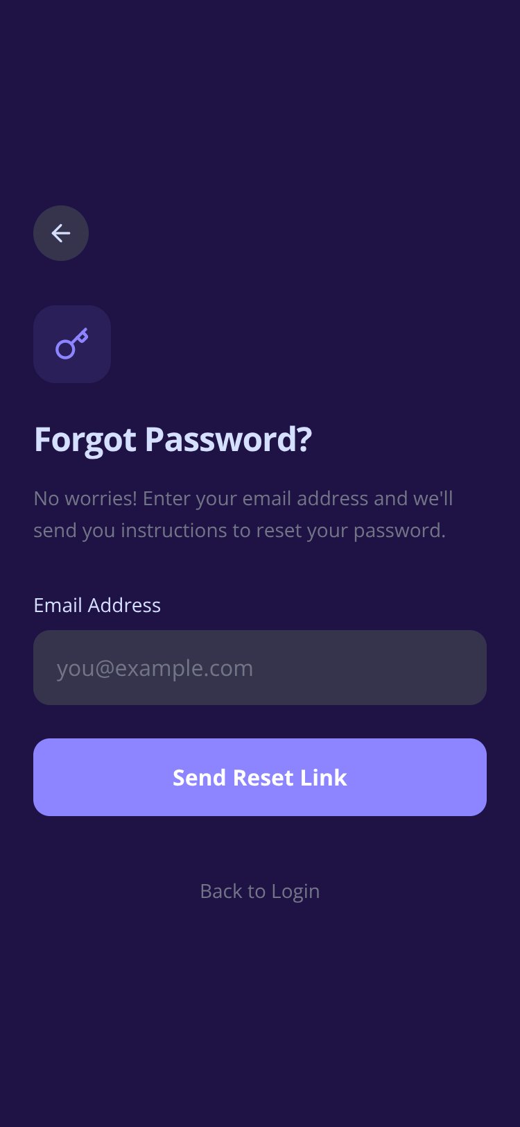 RapidNative App screen 1