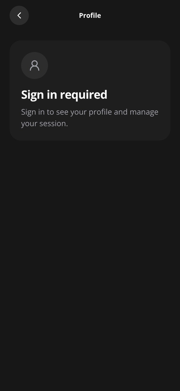 RapidNative App screen 2