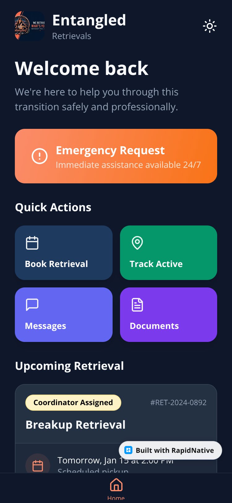 Entangled Retrievals screen 1