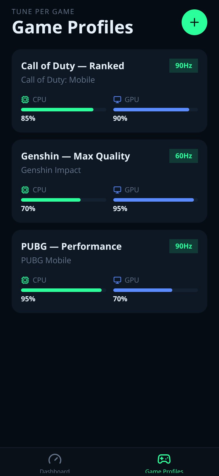 TurboBoost screen 2