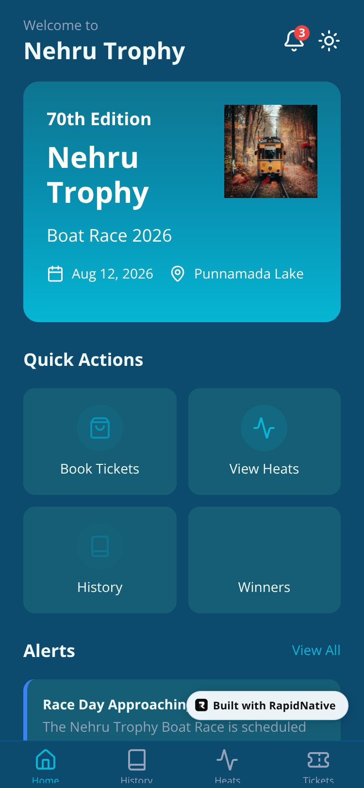 Nehrutrophy Boat Race screen 2