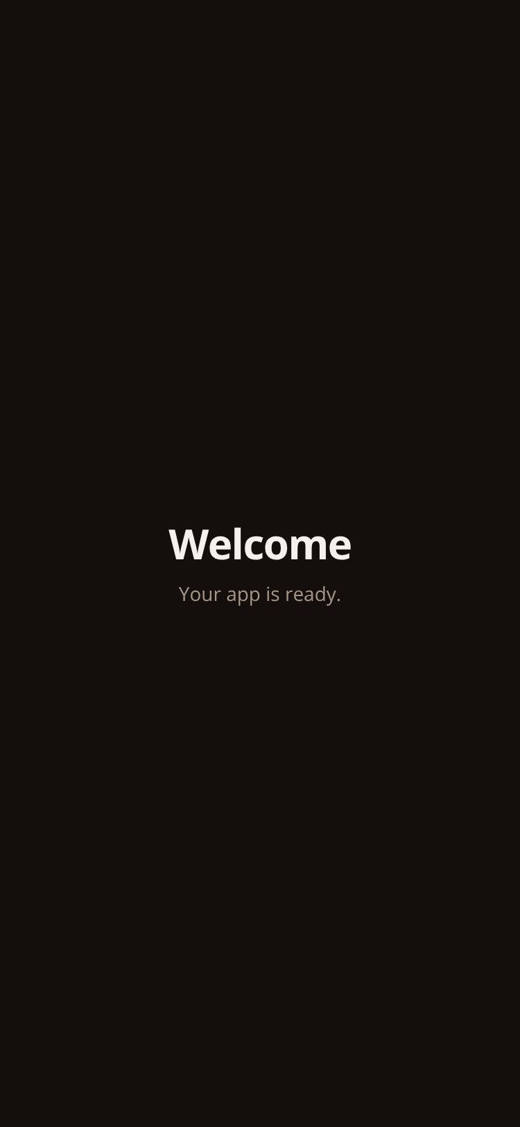 My App screen 1