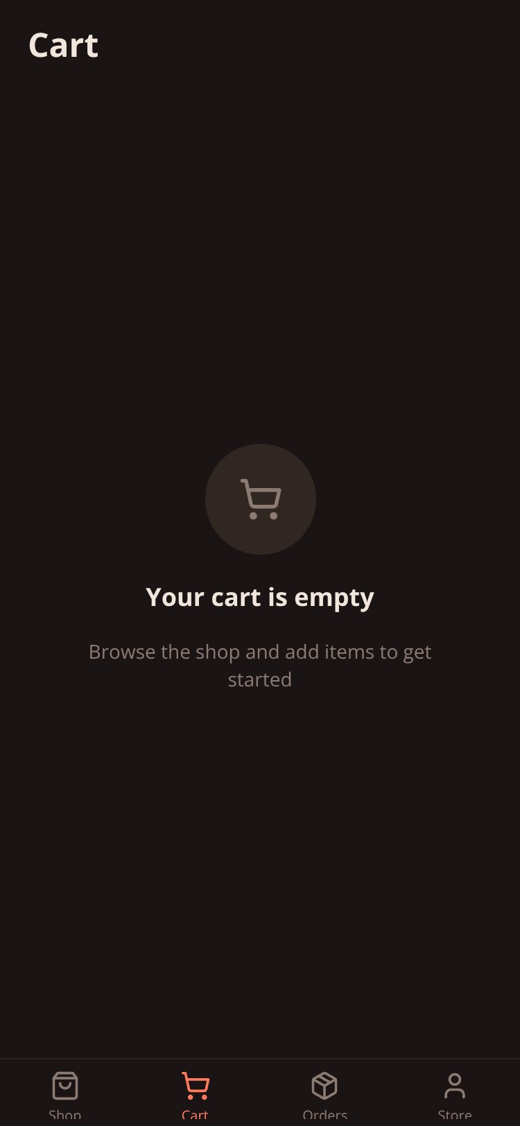 SisStore screen 1