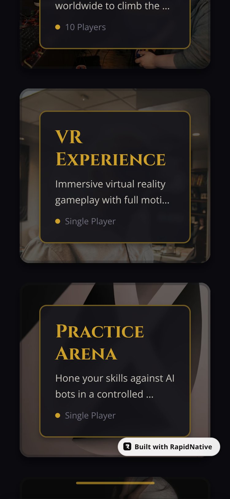 RPS Arena screen 4