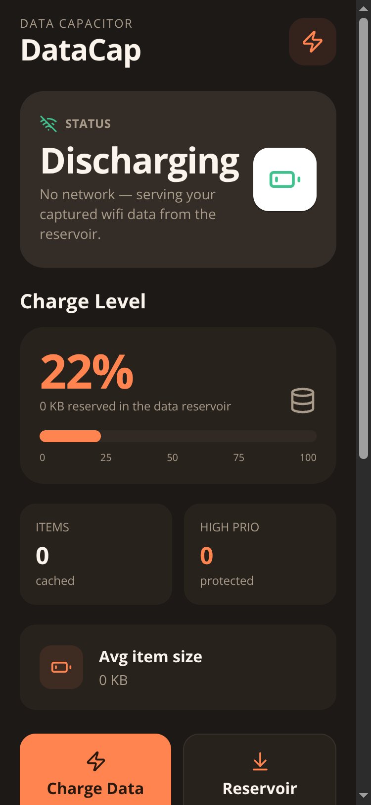 DataCap screen 4