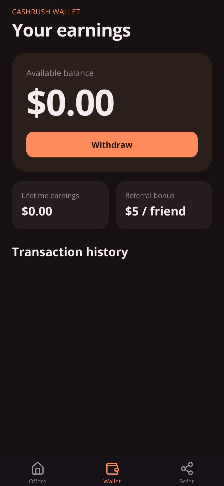 CashRush screen 5