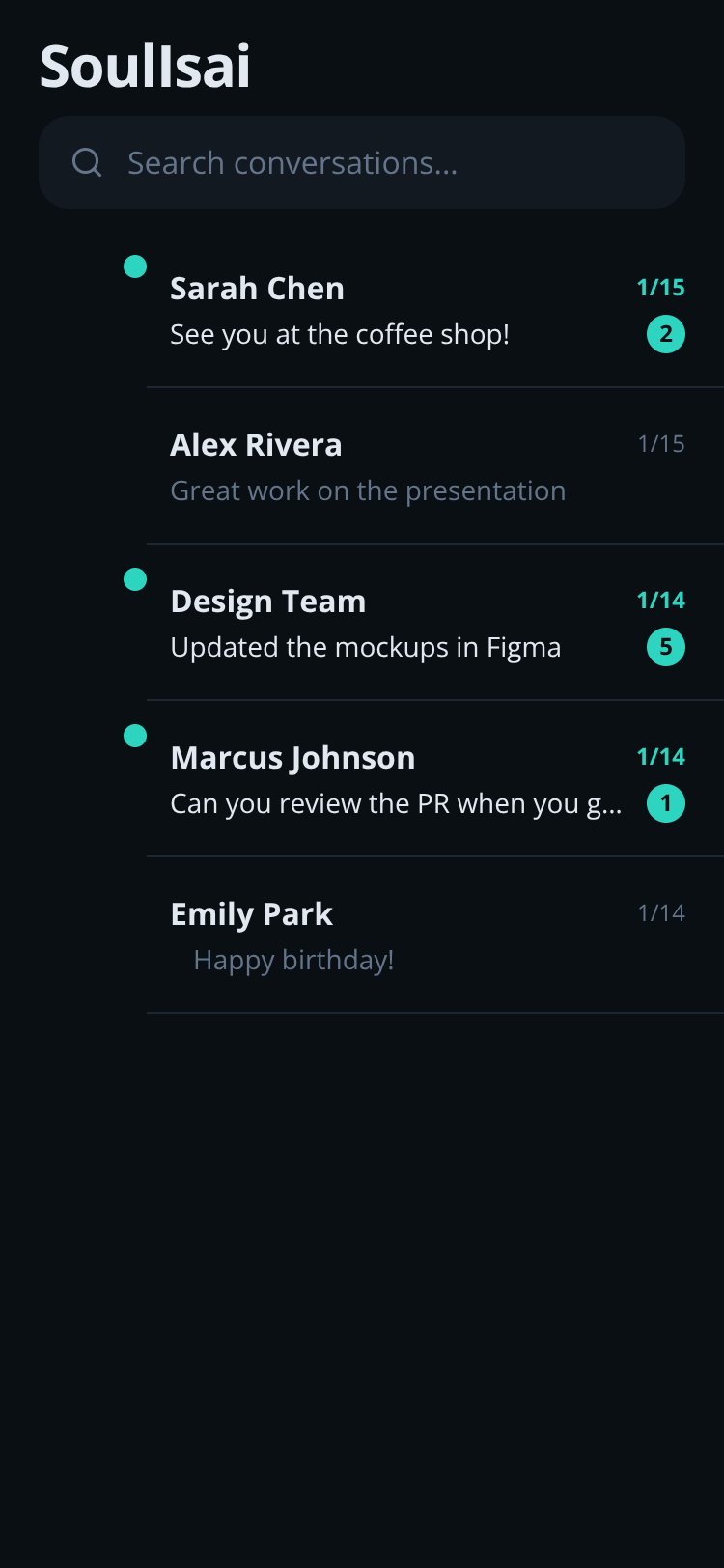Chat screen 1