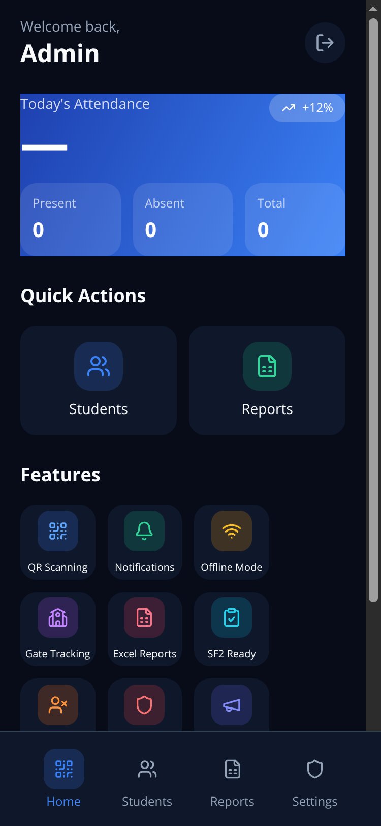 ScanED Admin screen 2
