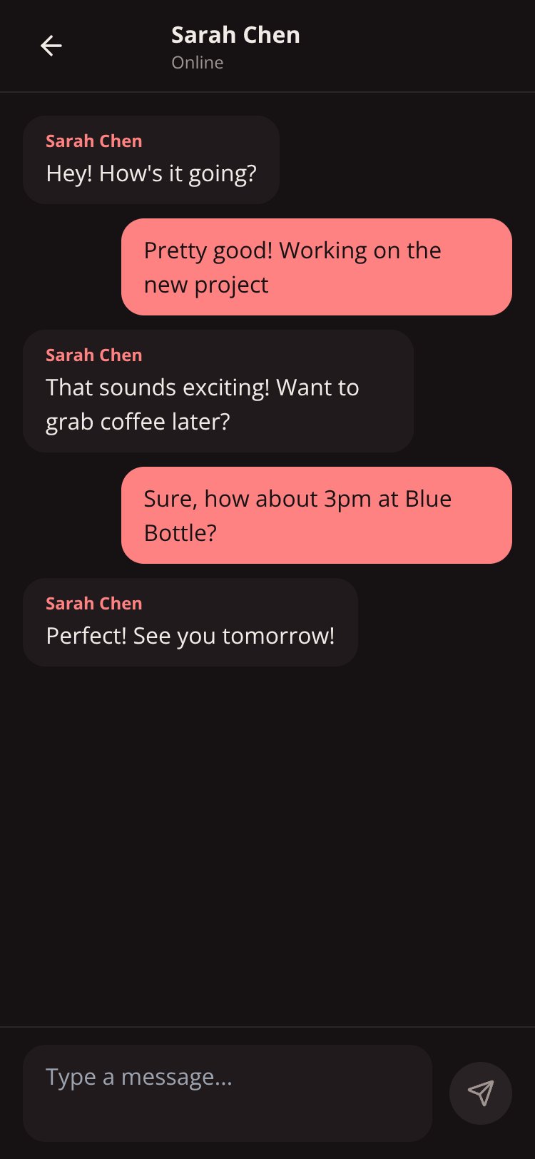 Chatter screen 1