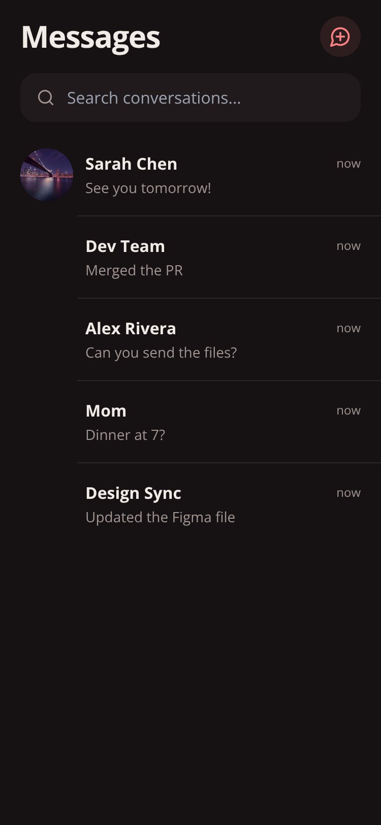 Chatter screen 2