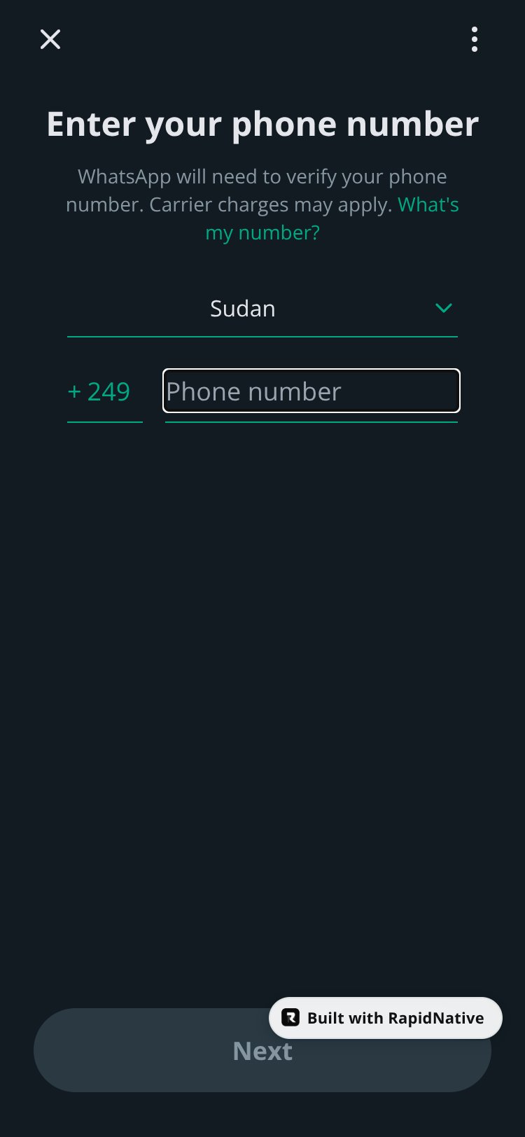 WhatsApp Welcome screen 2