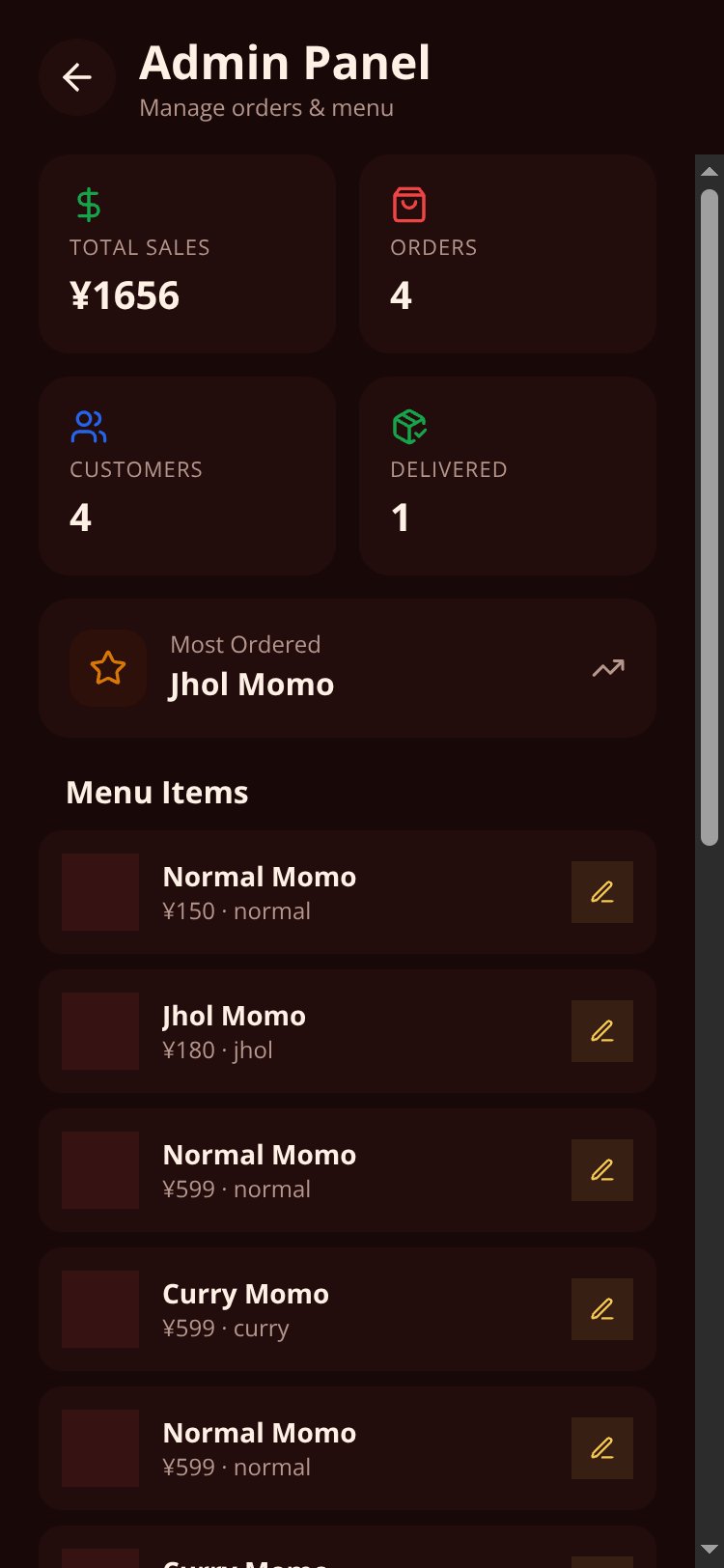 Momo Express screen 5