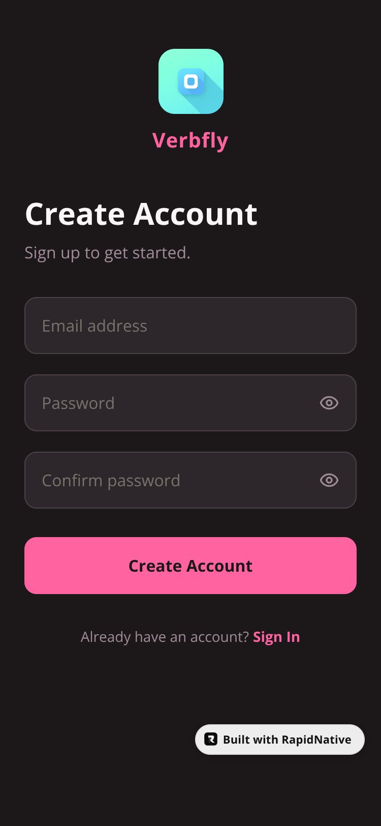 Verbfly screen 2