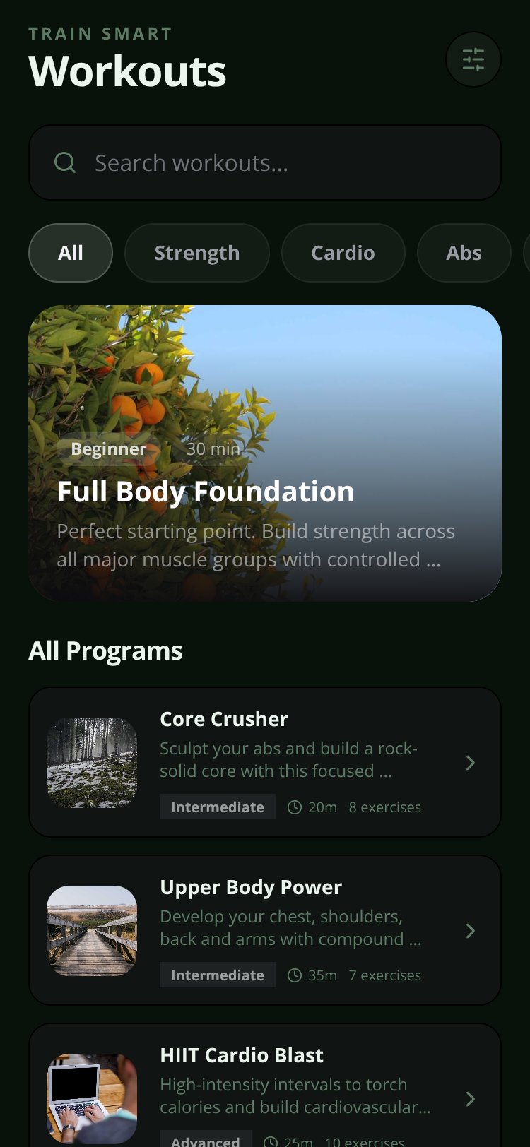 TeenBodyCoach screen 5