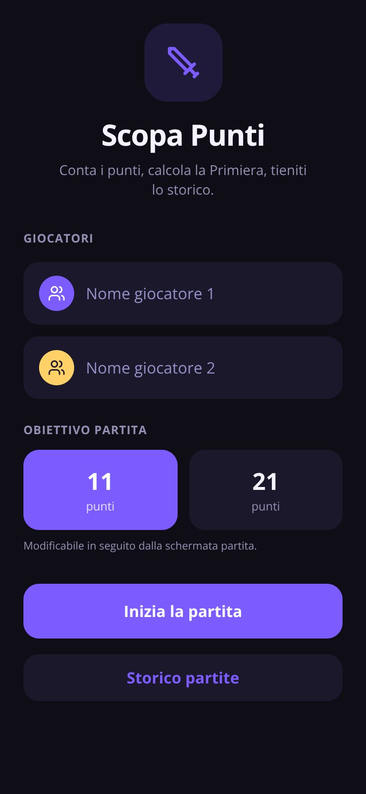 Scopa Punti screen 2