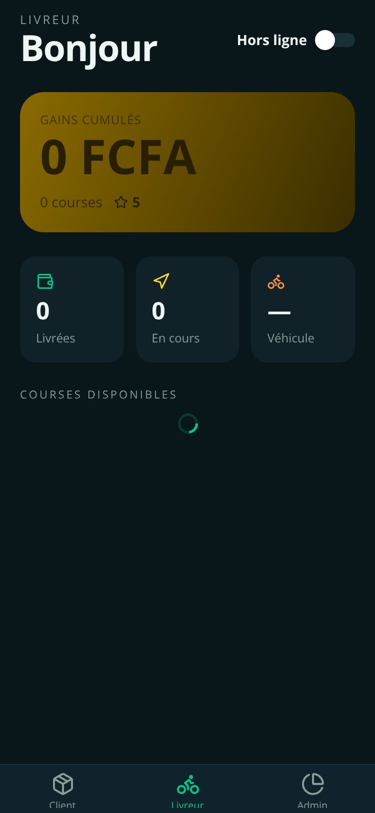 Kori Delivery screen 2