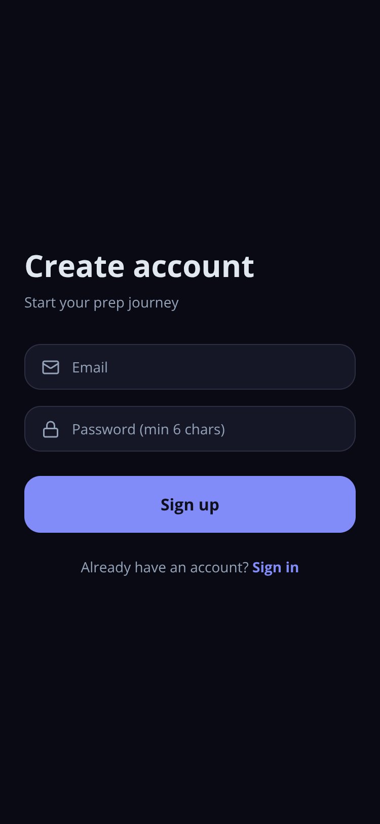 RapidNative App screen 2