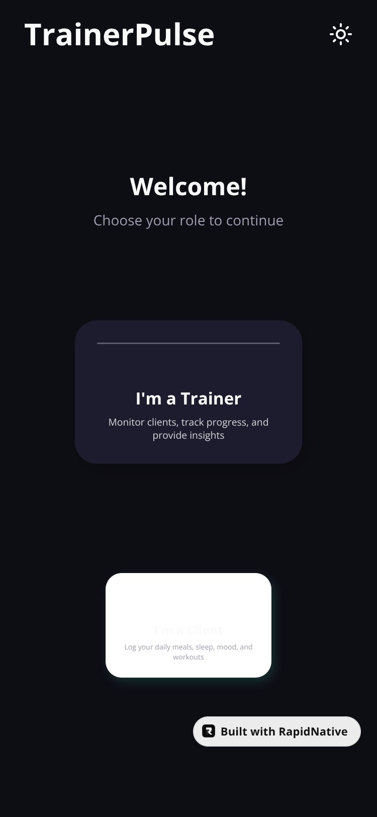 TrainerPulse screen 3