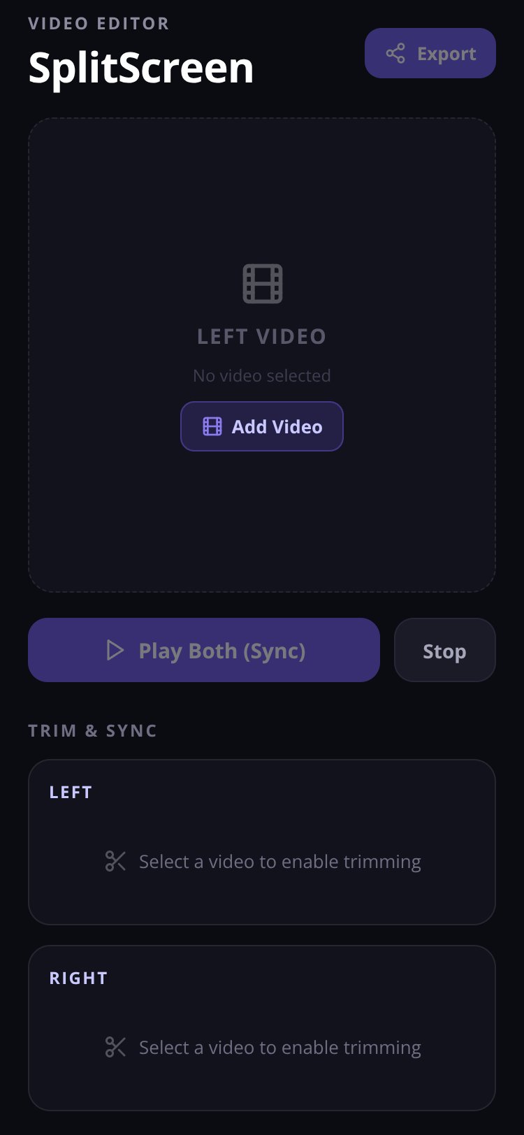 SplitScreen screen 1