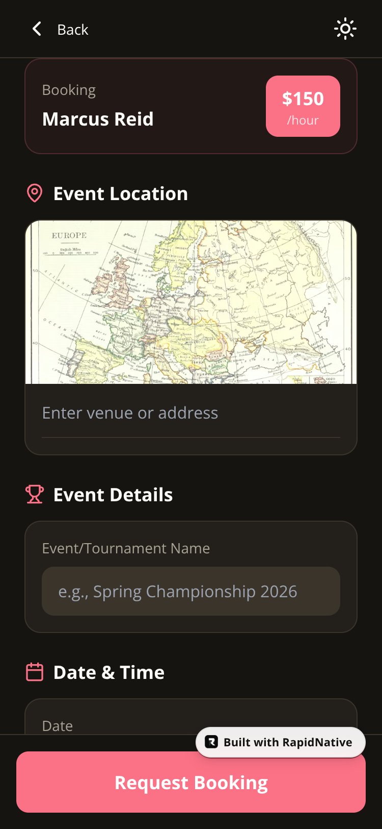 SwiftBase screen 2