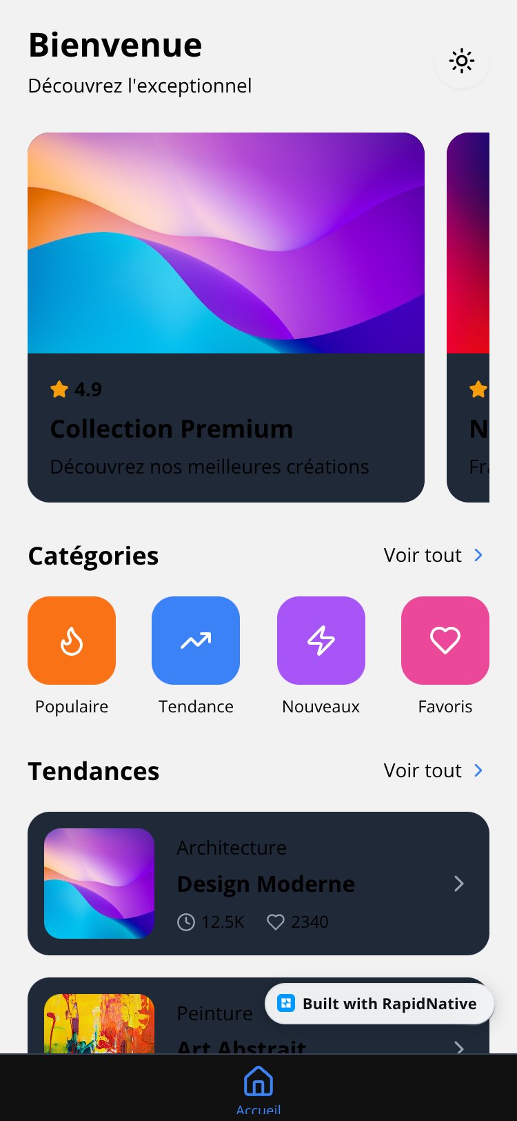MarketPro Manager screen 1