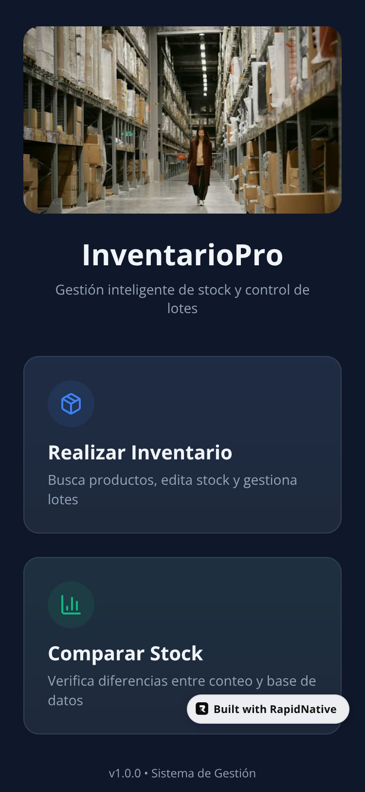 InventarioPro screen 3
