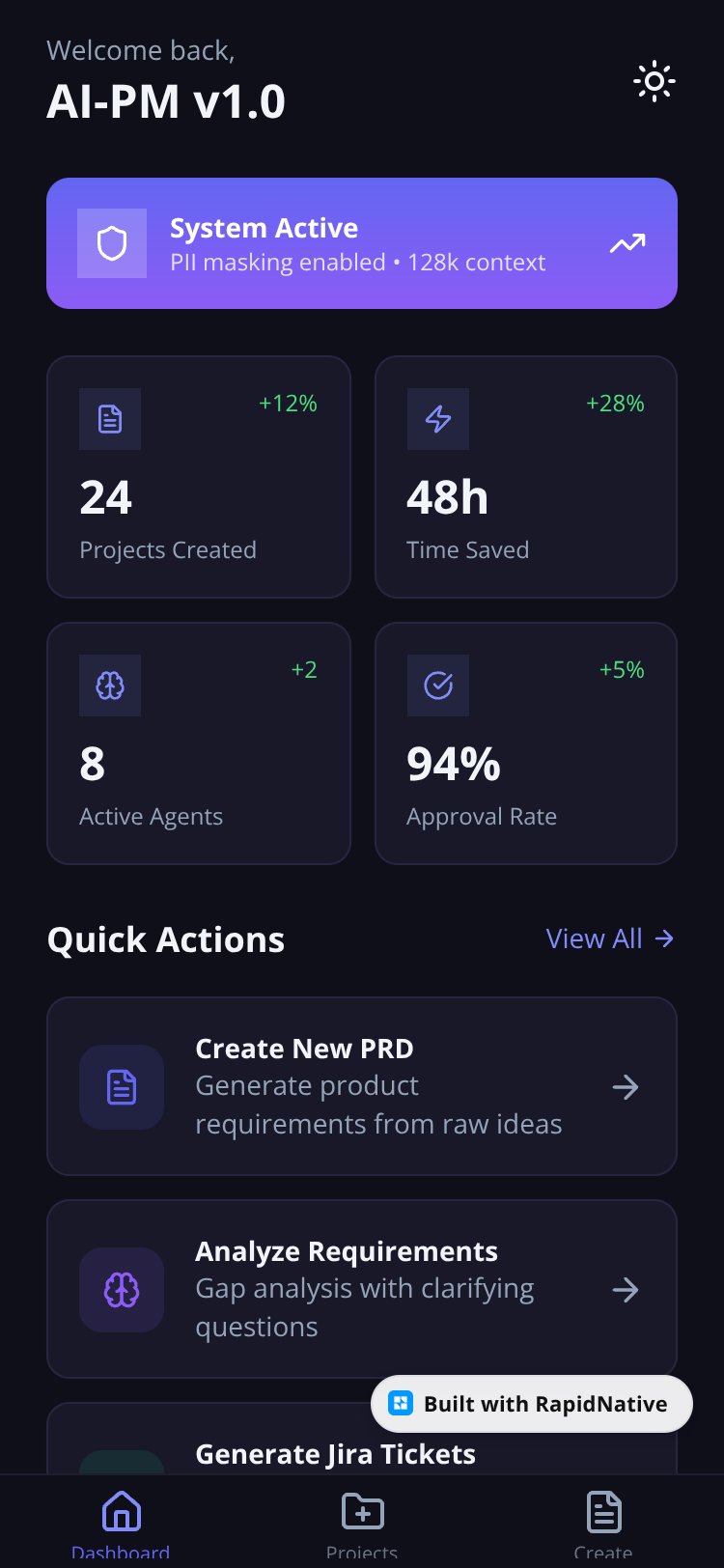 Autonomous Technical AI Product Manager Agent (AI-PM v1.0) screen 3