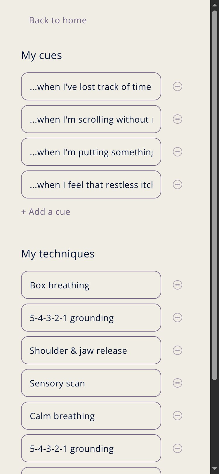 Settle screen 1