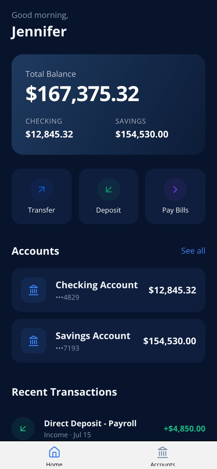 Chase Mobile screen 2