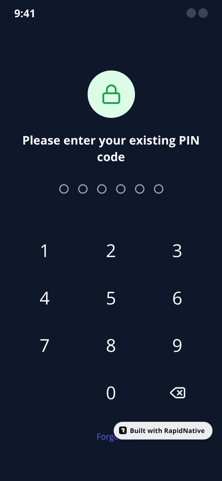 Digital Licence screen 1