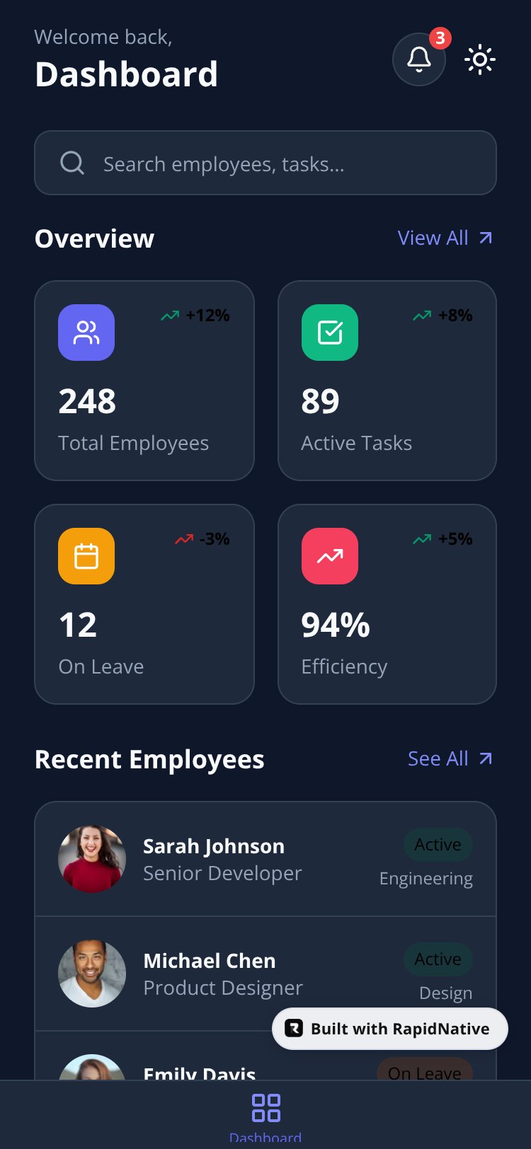 EmployeeHub Pro screen 1