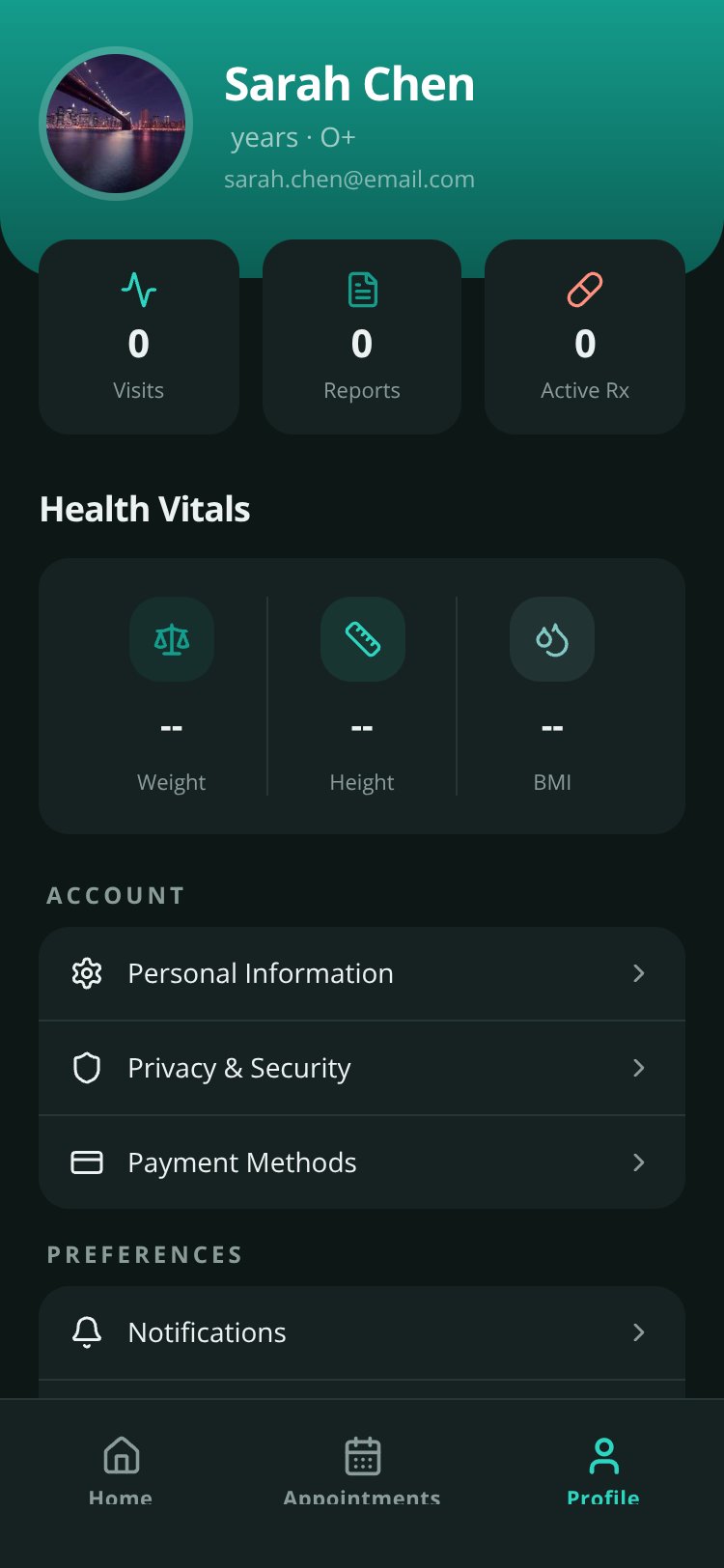 MediCare screen 3