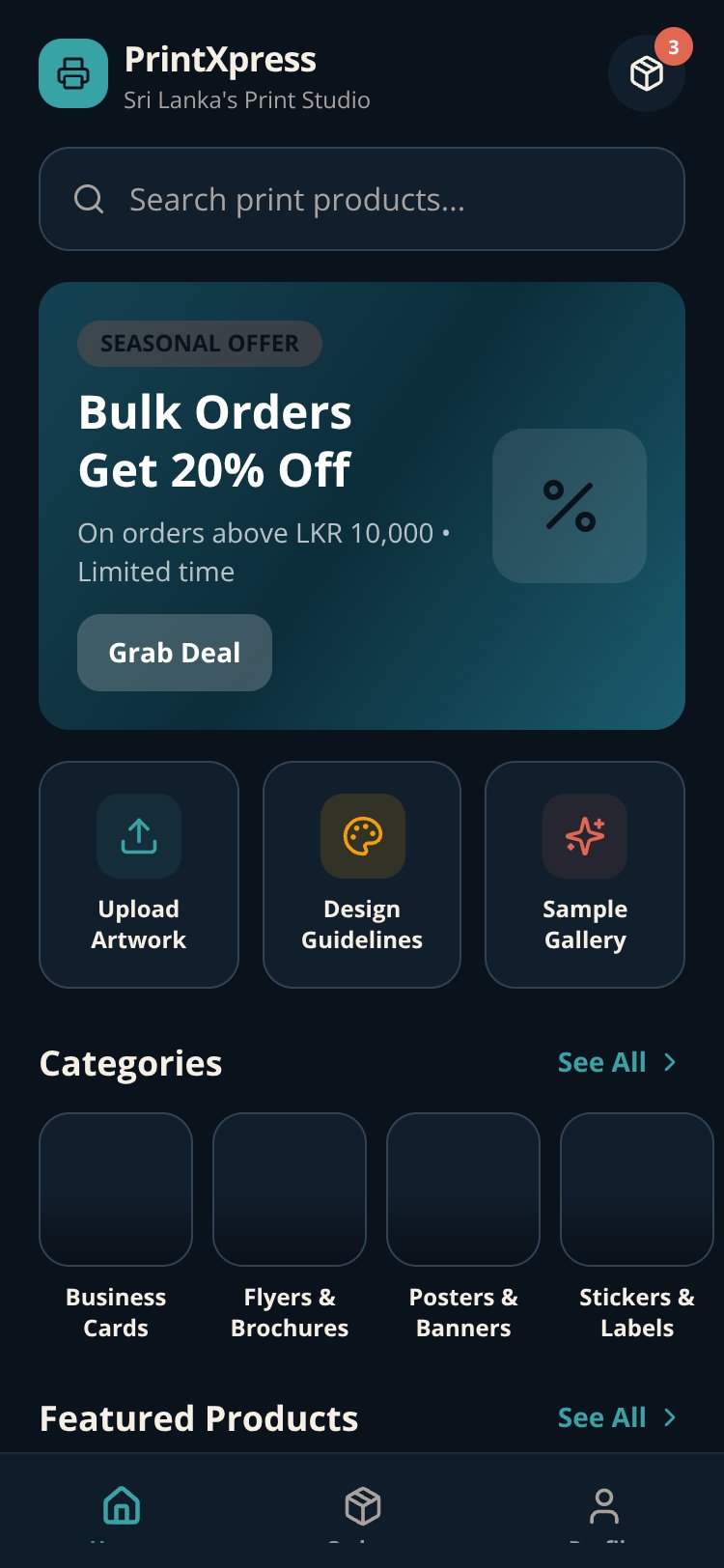 PrintXpress screen 3