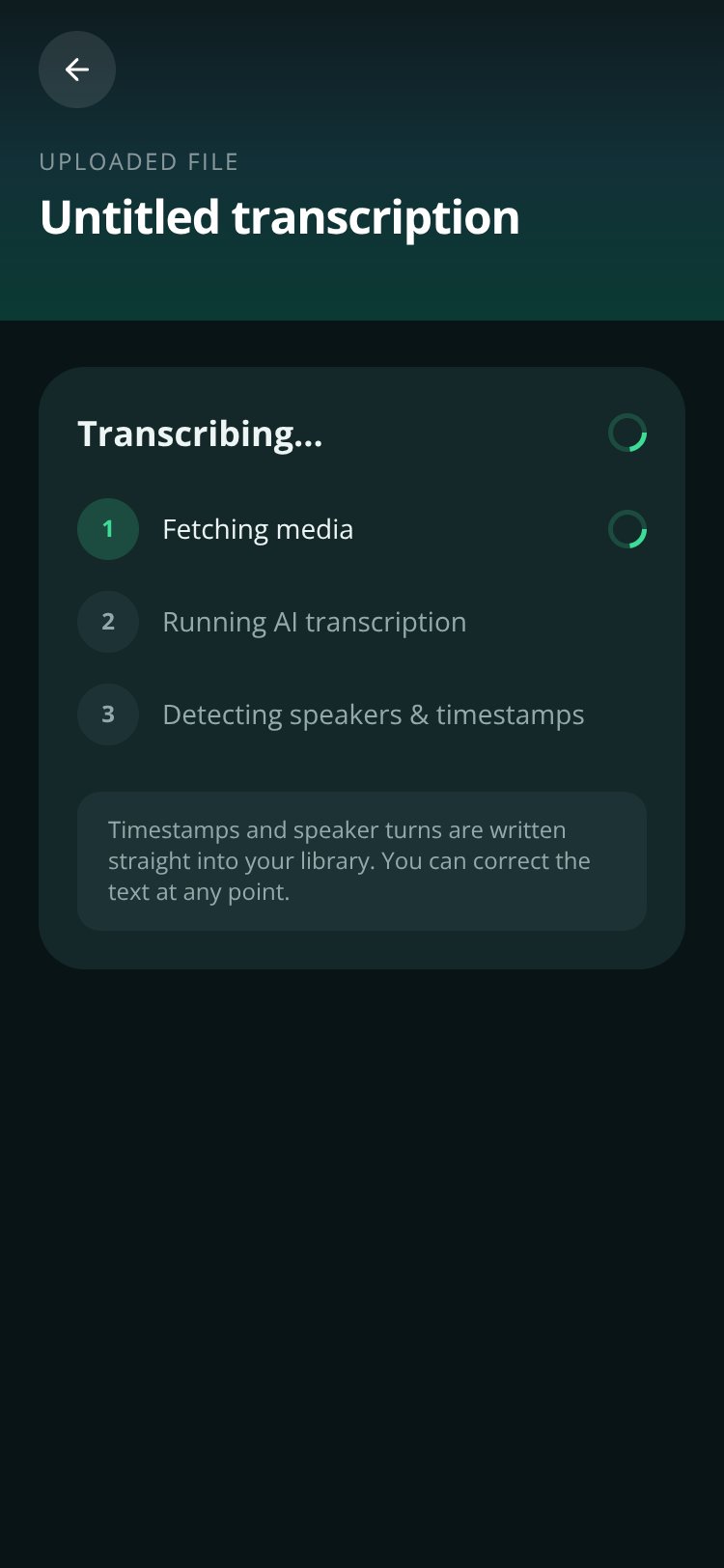 ClipScribe screen 5