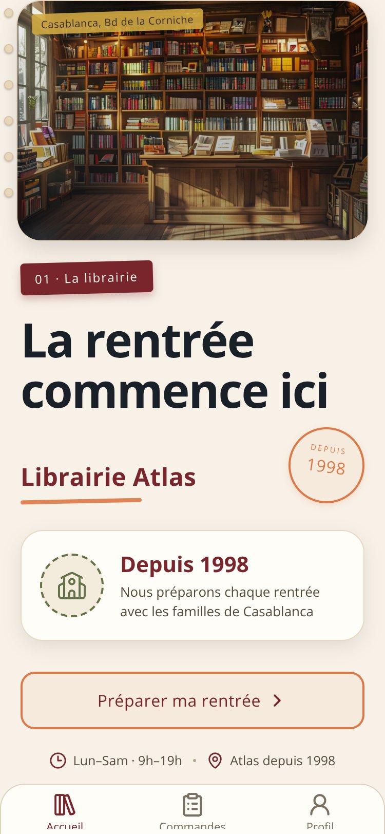 Librairie Atlas screen 3