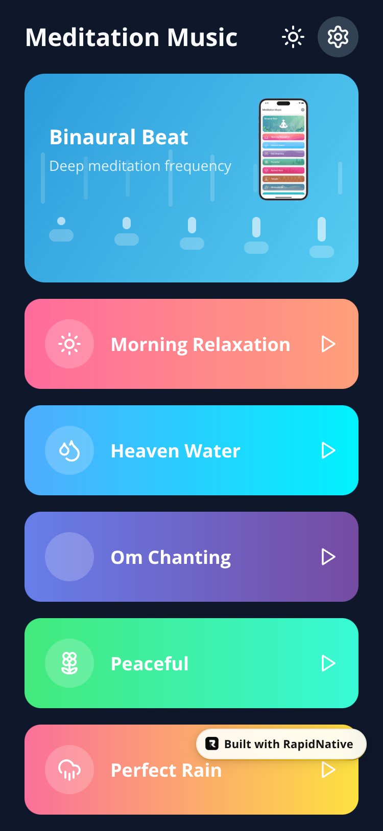 ZenSounds Meditation screen 4