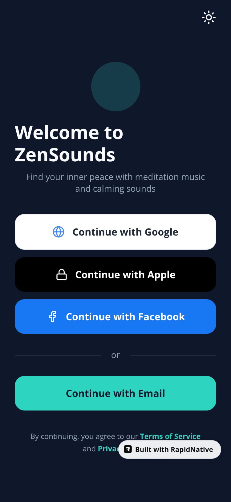 ZenSounds Meditation screen 5