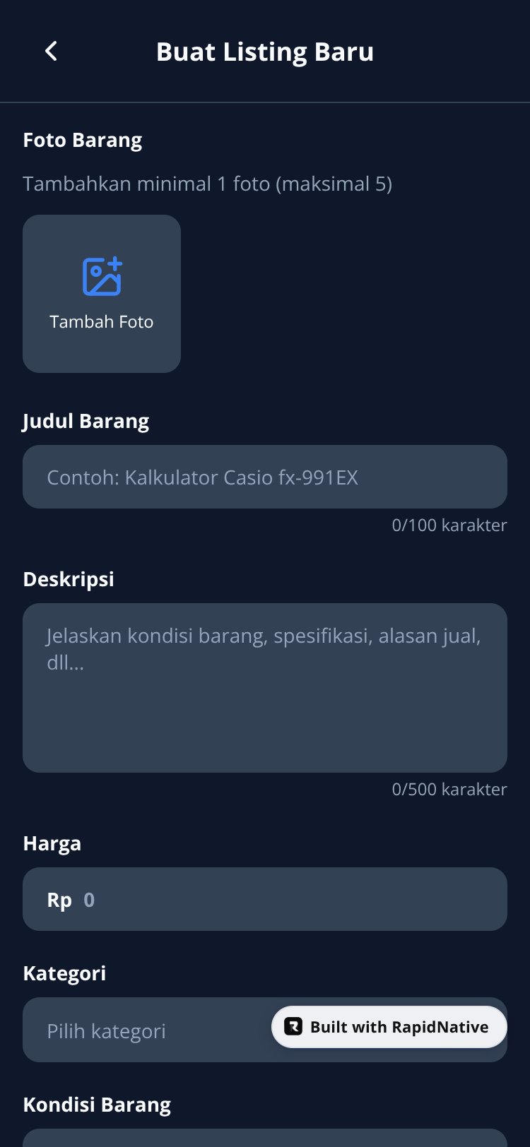 expo-nativewind screen 2