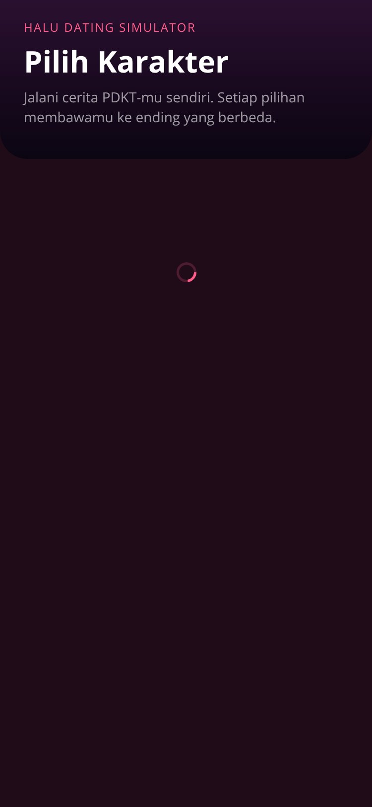 Halu Dating Simulator screen 2