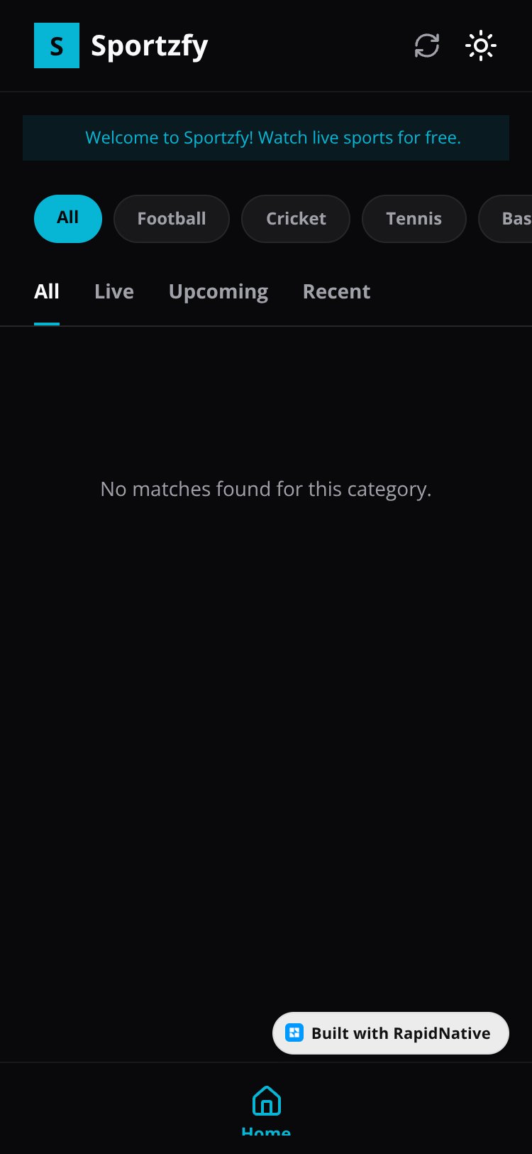 Sportzfy screen 3