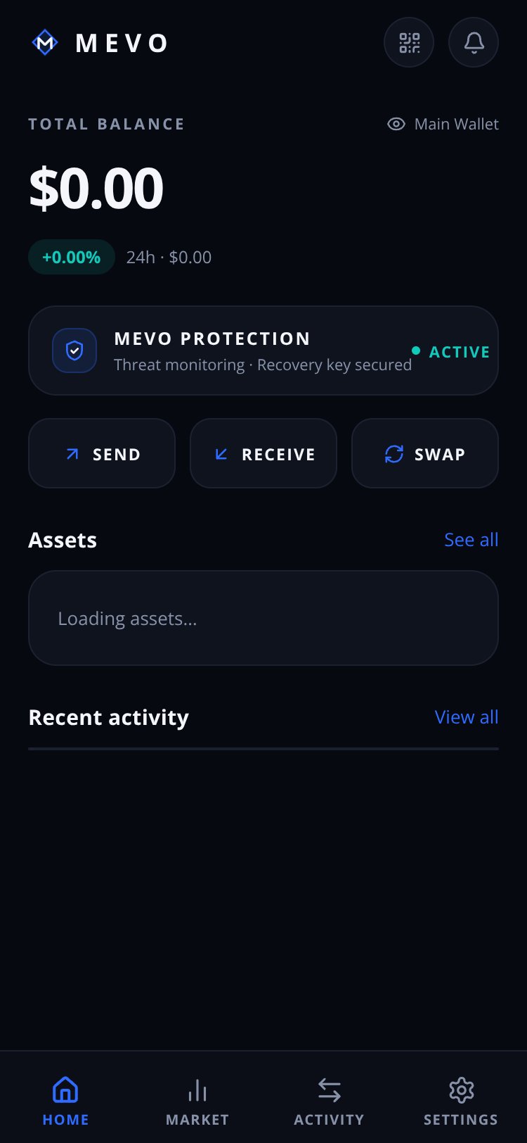 MEVO screen 1