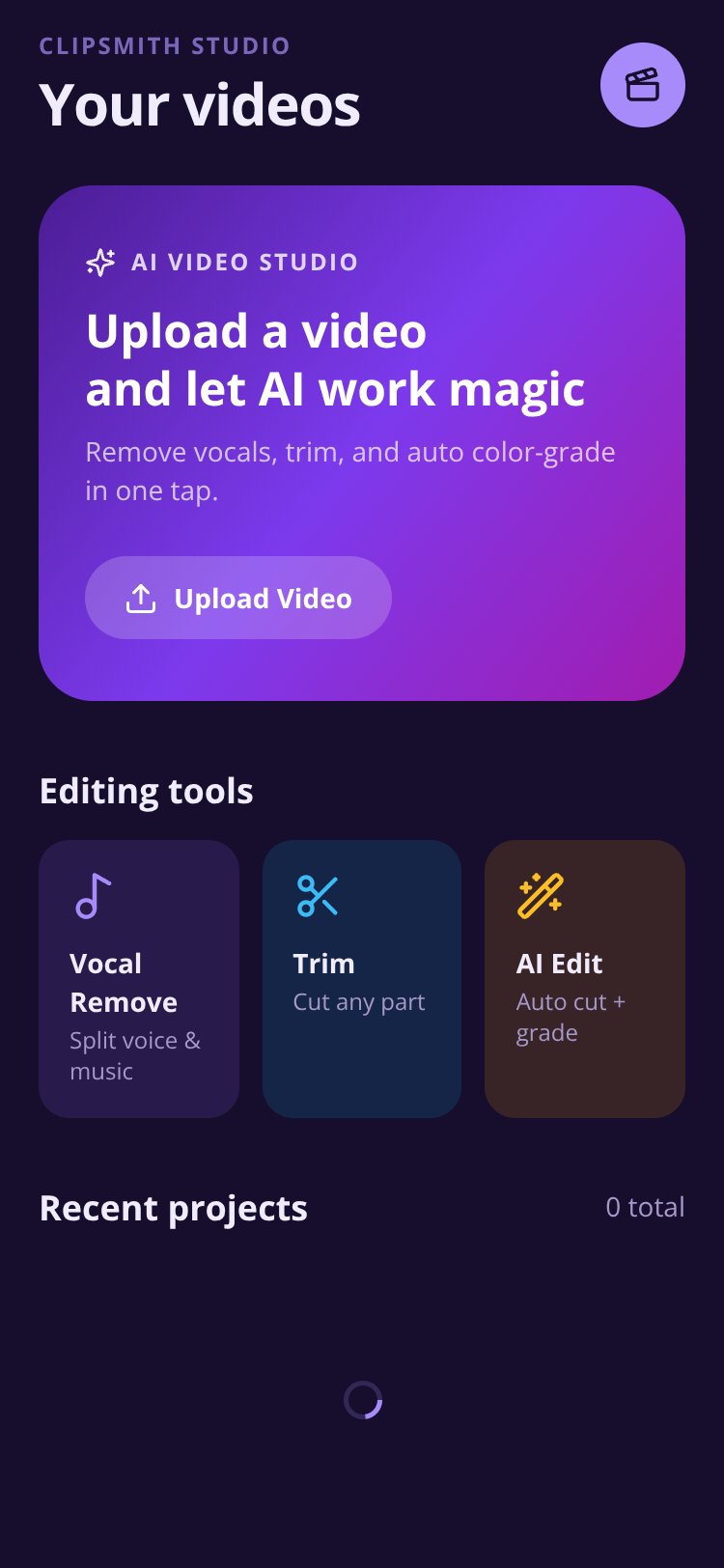 Clipsmith screen 4