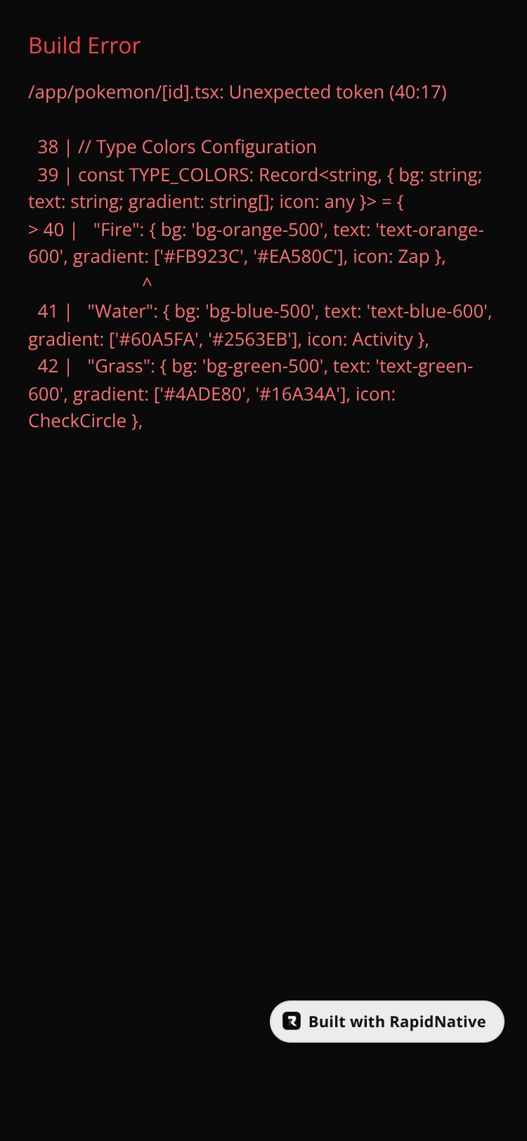 PocketDex screen 2