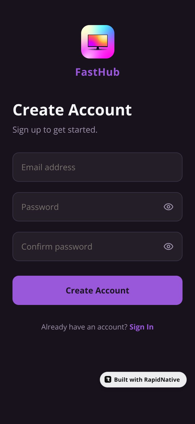 FastHub screen 2
